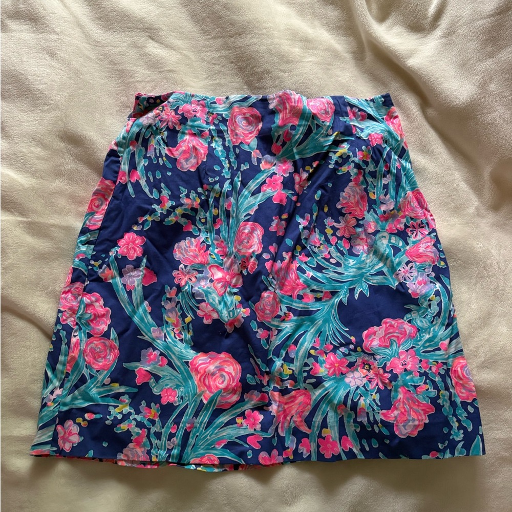 Lilly Pulitzer Izzy Corsica Blue Skirt
